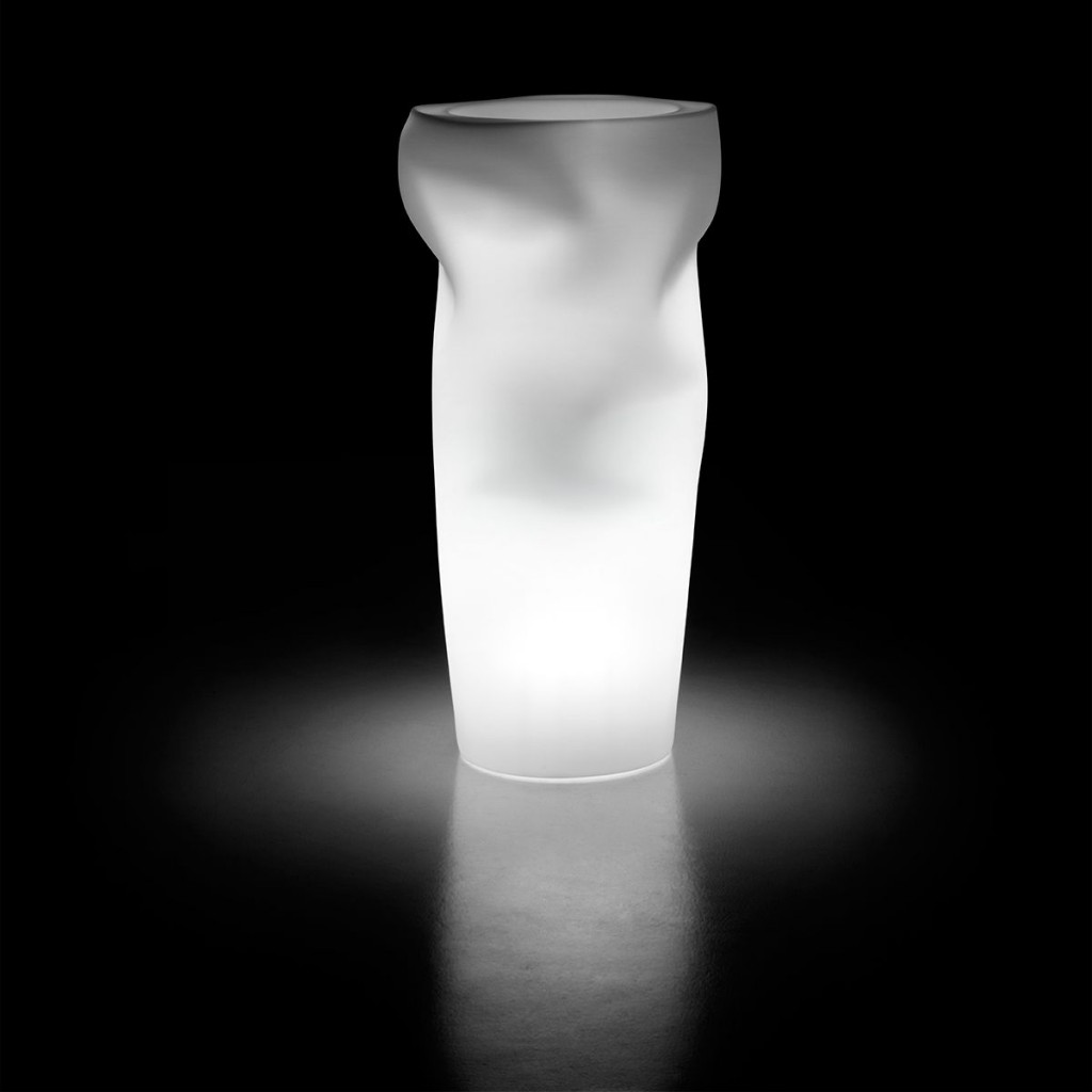 Vaza decorativa cu iluminare Saving/Space/Vase Light - Nuovo Design